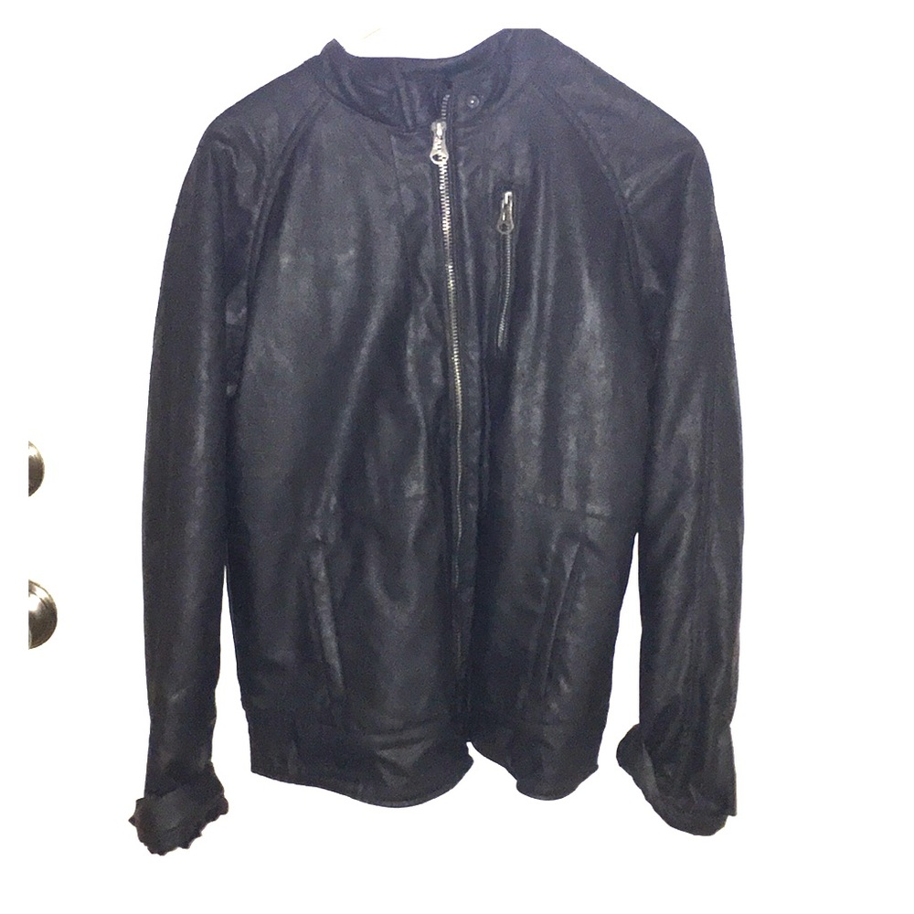 Boys faux leather jacket